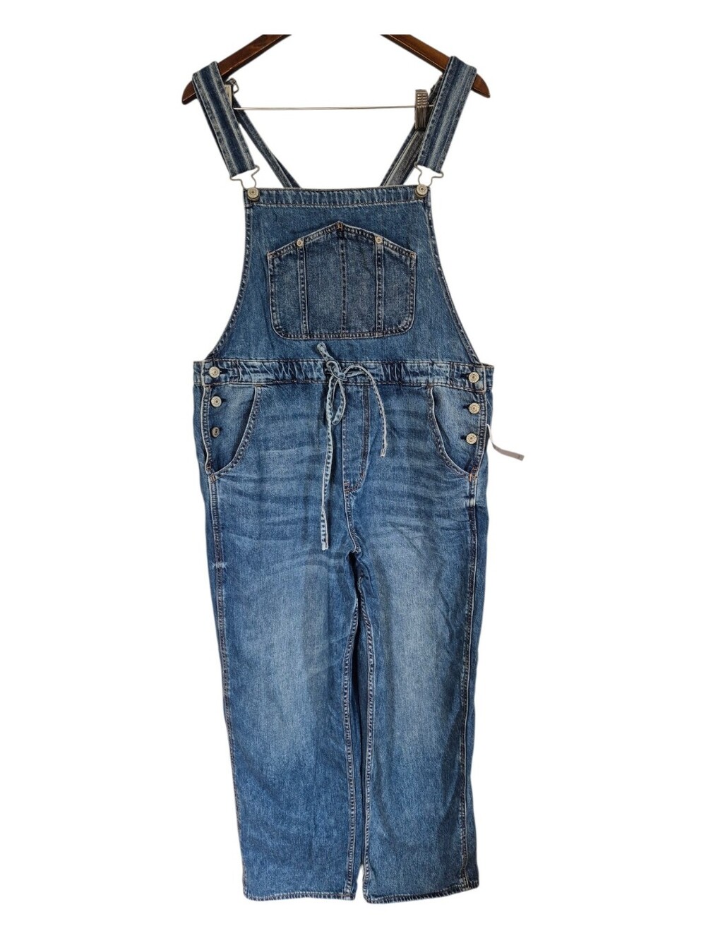 American Eagle 90's Baggy Overall With Tie At Waist Large